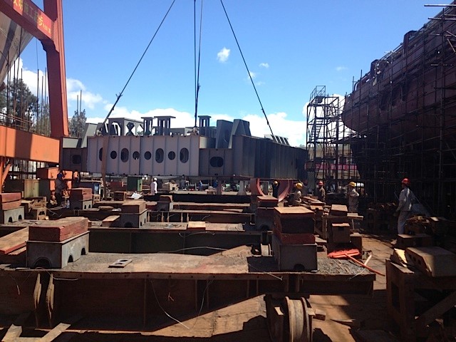 Sentinel's fourth ERRV, Hull SK 88, had her keel laying on 27th August at Fujian Southeast Shipyard, China at 1030 hrs.