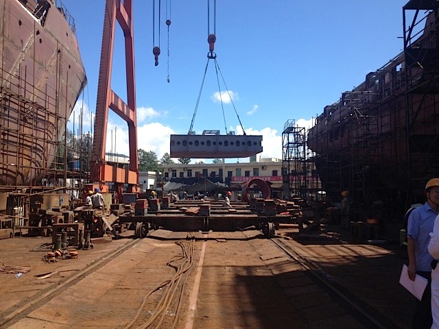 Sentinel's fourth ERRV, Hull SK 88, had her keel laying on 27th August at Fujian Southeast Shipyard, China at 1030 hrs.