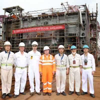 Mariner Sentinel Block Erection Ceremony