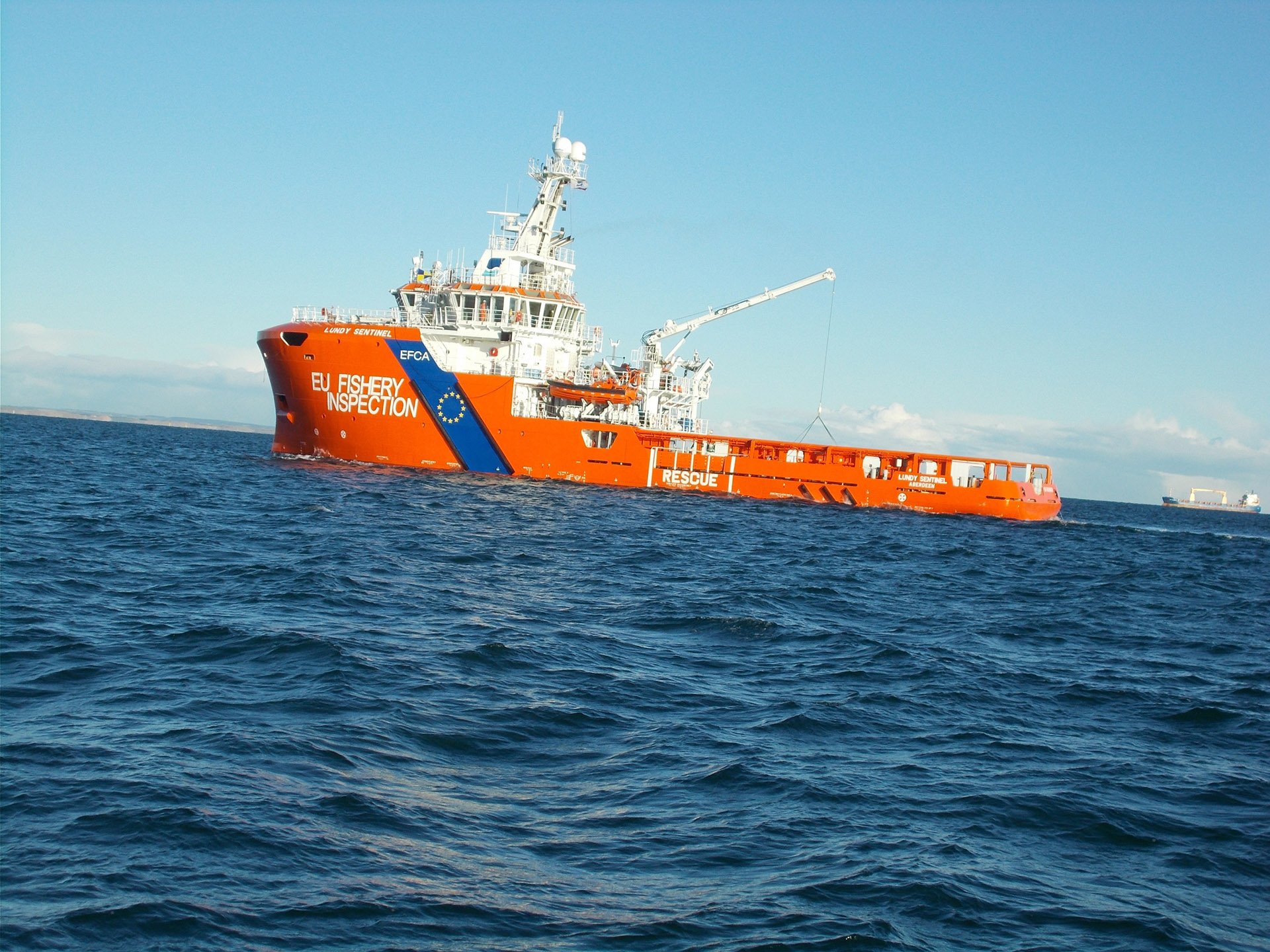 Sentinel Marine awarded contract by European Fisheries Control Agency for charter of patrol vessel