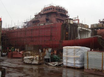 Update on construction of Able Sentinel (Hull SK 65)