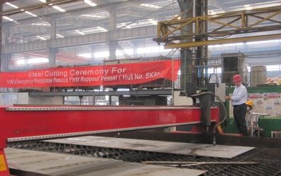 Steel Cutting Ceremony for Hull SK85