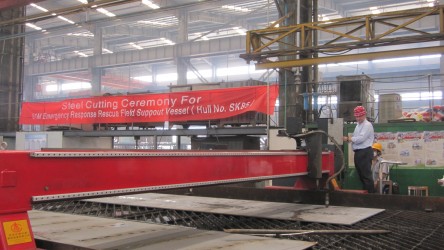 Steel Cutting Ceremony for Hull SK85
