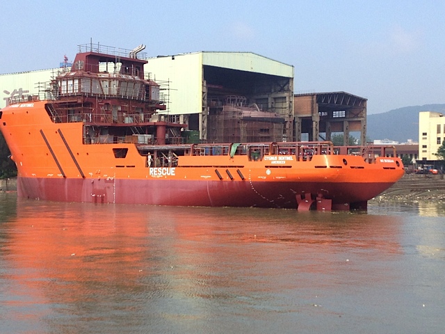 The CYGNUS SENTINEL was launched on 23rd August at Fujian Southeast Shipyard, China