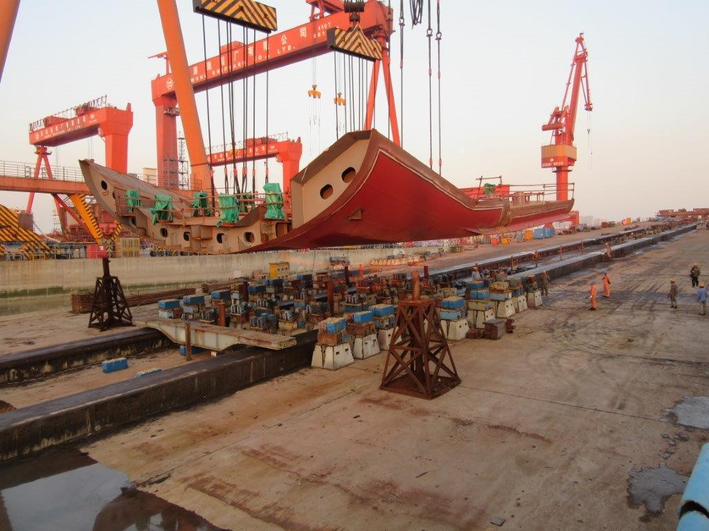 One of Sentinel’s 78m AHTS keel laying, took place on 31st of July at Wuhu Xinlian Shipyard, China.