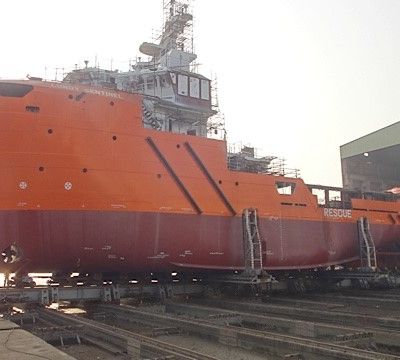 The Lundy Sentinel was launched at 10:19hrs on 22/12/2014 at Fujian Southeast Shipyard.