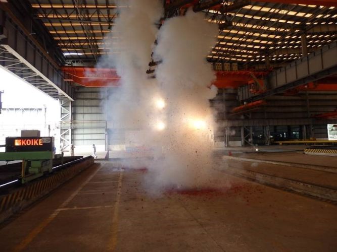 Mariner Sentinel Steel Cutting