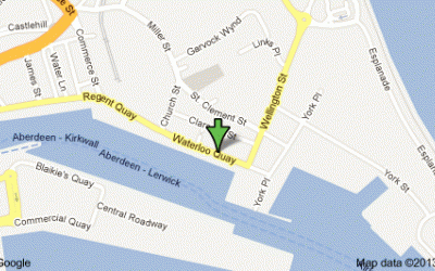 Sentinel Marine Aberdeen map