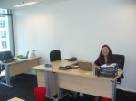 With additional staff joining us over the next couple of months, Sentinel Marine Singapore has moved to a bigger office. We will still be located at the same address near Raffles Place. The new office is brighter with a view of the nearby towering buildings. Seen in the photo is our new crewing executive, Karen Ng.