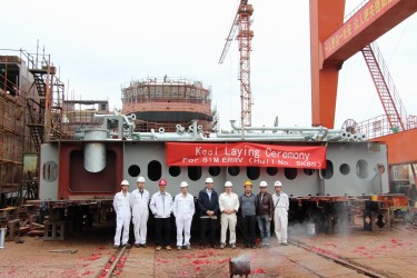 SK85 Keel Laying