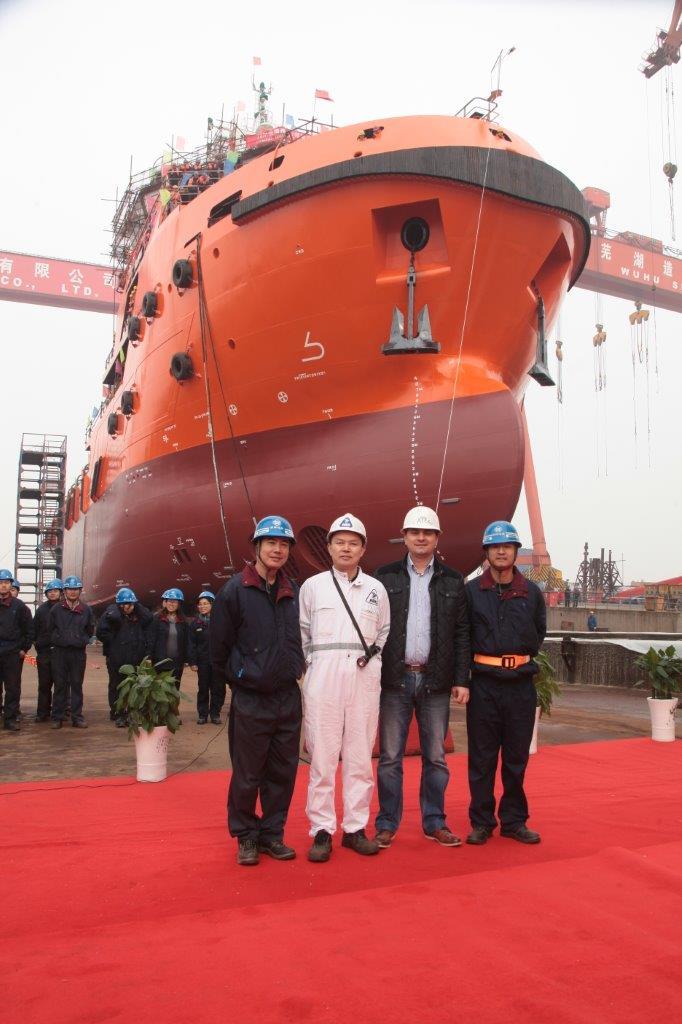 Tempest-4 The launching of our vessel, Tempest Sentinel (Hull W1421), was held on the 2nd of December 2015.