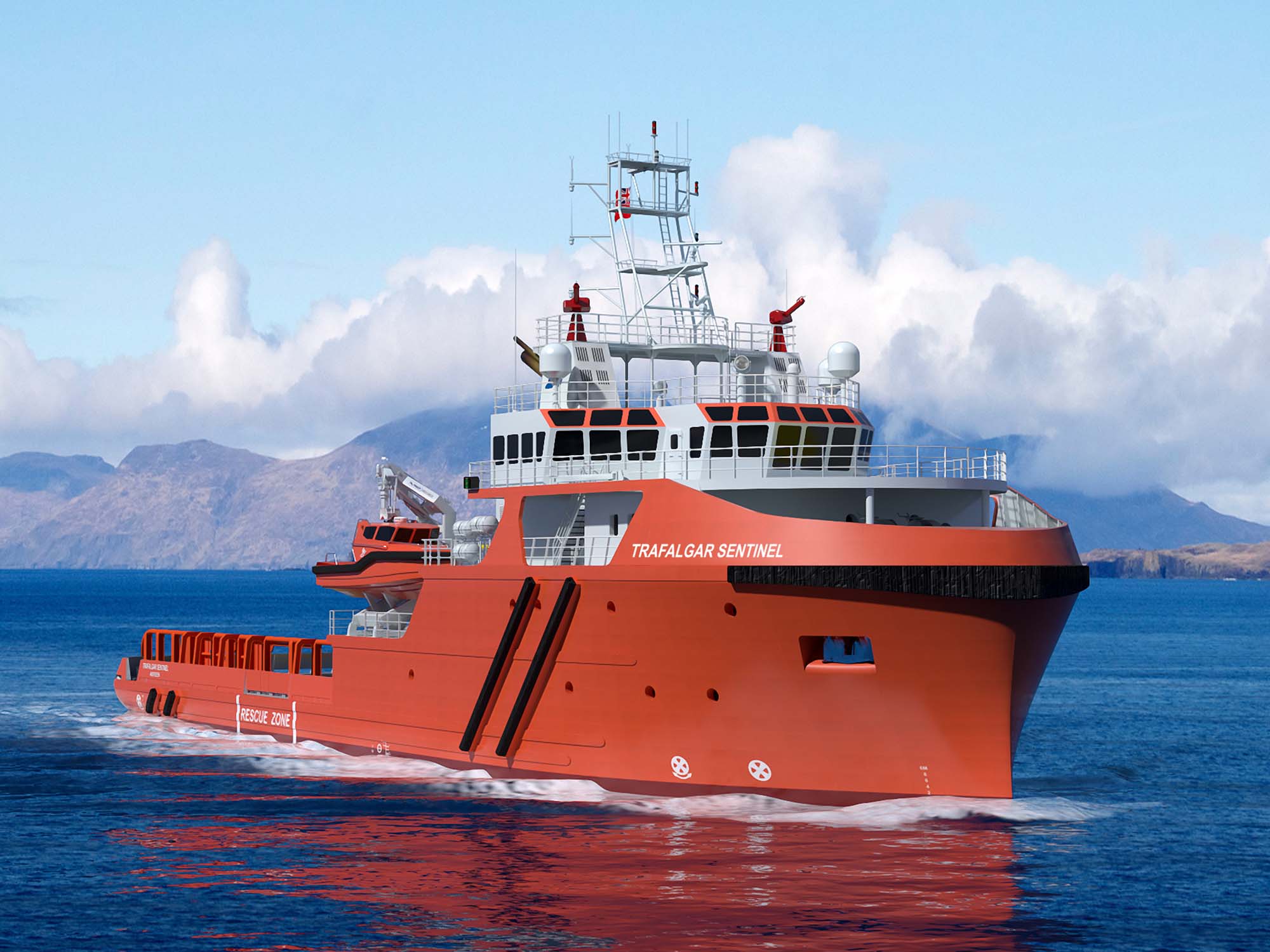 Trafalgar Sentinel - Multi-Role Field Support ERRV - A Sentinel Marine Vessel